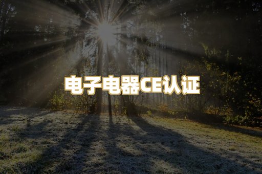 电子电器CE认证